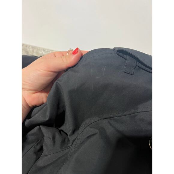 Authentic Burberry Brit Black Wool Lined Trench Jacket Coat IT 42 US 8 - Picture 10 of 11